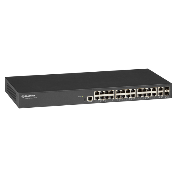 Black Box Gigabit Managed Ethernet Switch - 26-Port LGB1126A-R2